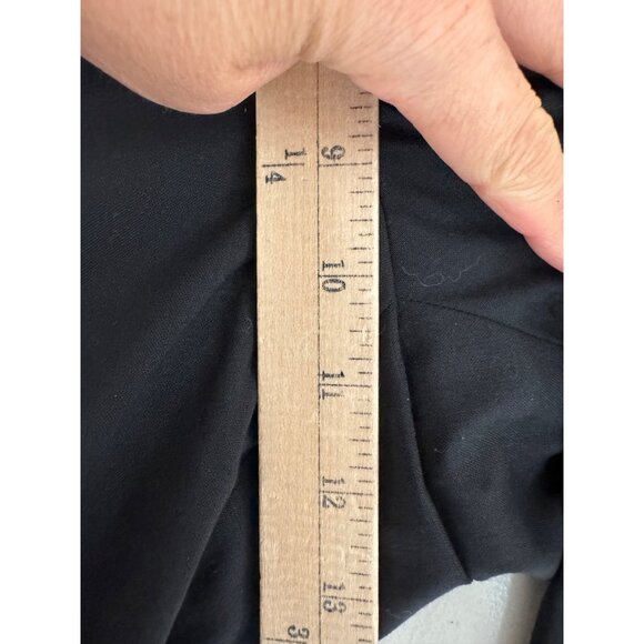 Banana Republic stretch wool blend straight leg trousers black sz‎ 10P - Picture 5 of 7